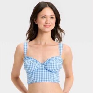 Colsie Gingham Corset
